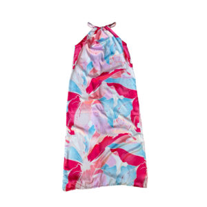 VESTIDO SEDA FLORES